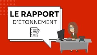 Découvrir le rapport d’étonnement